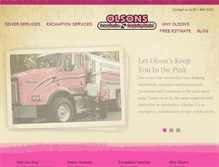 Tablet Screenshot of olsonsinthepink.com